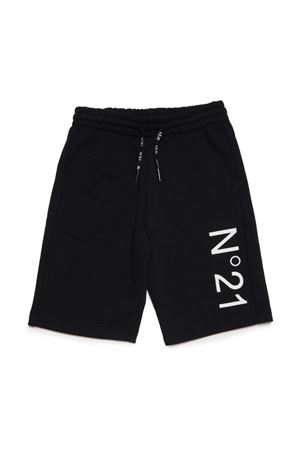 Shorts in cotone nero N°21 KIDS | N21614N01540N900